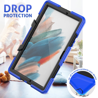 For Samsung Galaxy Tab A8 10.5 2021 X200 / X205 Colorful Silicon + PC Tablet Case(Blue) by bashfashion