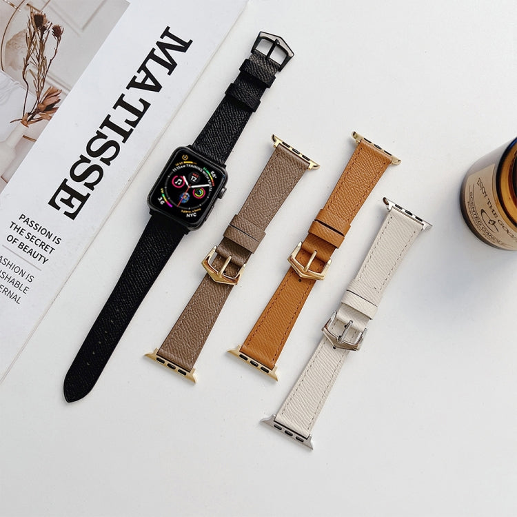 Leather Strap For Apple Watch Ultra 49mm&Watch Ultra 2 49mm / Series 9&8&7 45mm / SE 3&SE 2&6&SE&5&4 44mm / 3&2&1 42mm(Black) by bashfashion