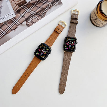 Leather Strap For Apple Watch Ultra 49mm&Watch Ultra 2 49mm / Series 9&8&7 45mm / SE 3&SE 2&6&SE&5&4 44mm / 3&2&1 42mm(Black) by bashfashion