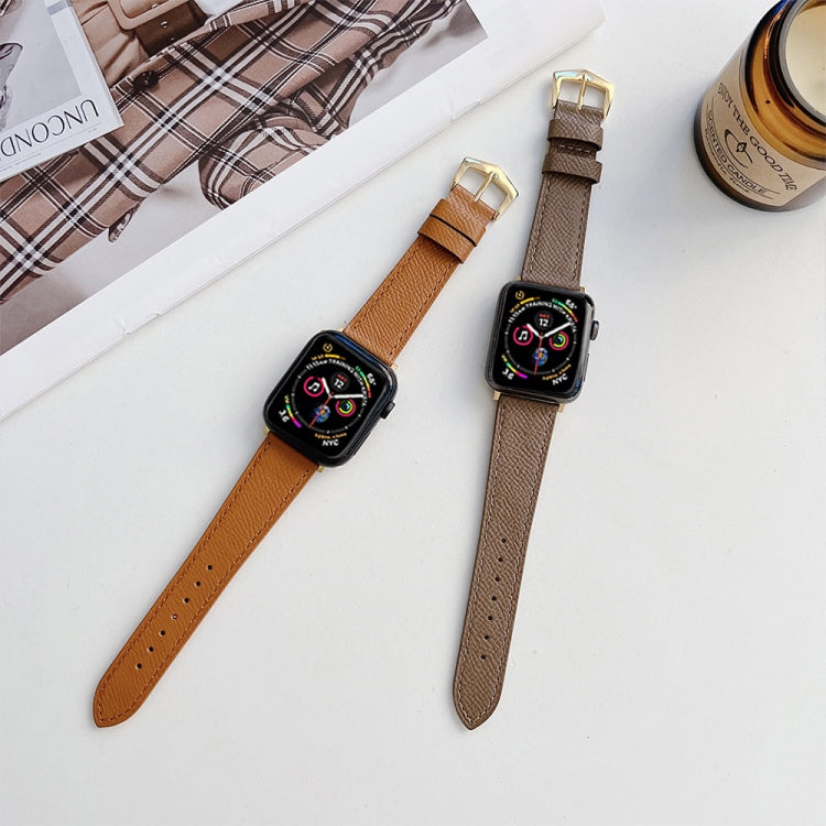 Leather Strap For Apple Watch Ultra 49mm&Watch Ultra 2 49mm / Series 9&8&7 45mm / SE 3&SE 2&6&SE&5&4 44mm / 3&2&1 42mm(Coffee) by bashfashion