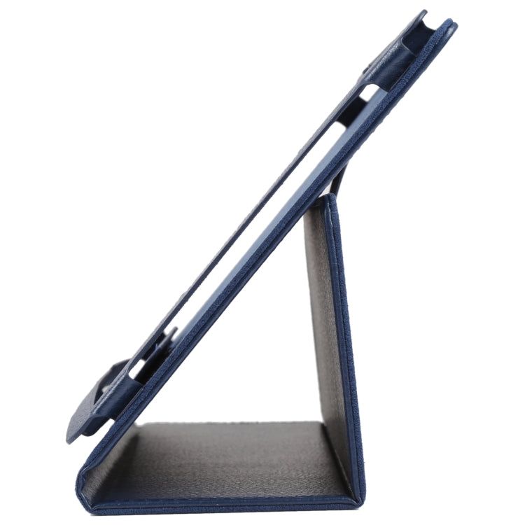 For Samsung Galaxy Tab A8 10.5 2021 Litchi Texture Solid Color Leather Tablet Case(Dark Blue) by bashfashion