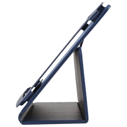 For Samsung Galaxy Tab A8 10.5 2021 Litchi Texture Solid Color Leather Tablet Case(Dark Blue) by bashfashion