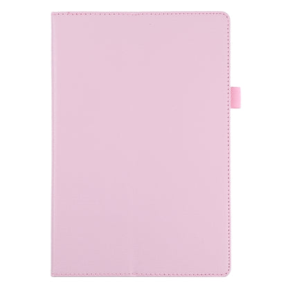 For Samsung Galaxy Tab A8 10.5 2021 Litchi Texture Solid Color Leather Tablet Case(Pink) by bashfashion