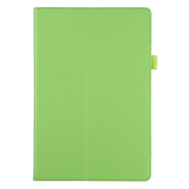 For Samsung Galaxy Tab A8 10.5 2021 Litchi Texture Solid Color Leather Tablet Case(Green) by bashfashion