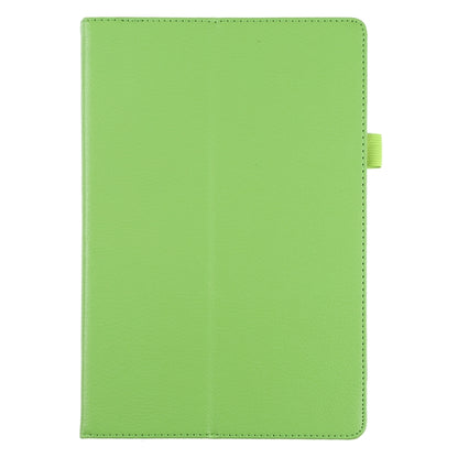 For Samsung Galaxy Tab A8 10.5 2021 Litchi Texture Solid Color Leather Tablet Case(Green) by bashfashion