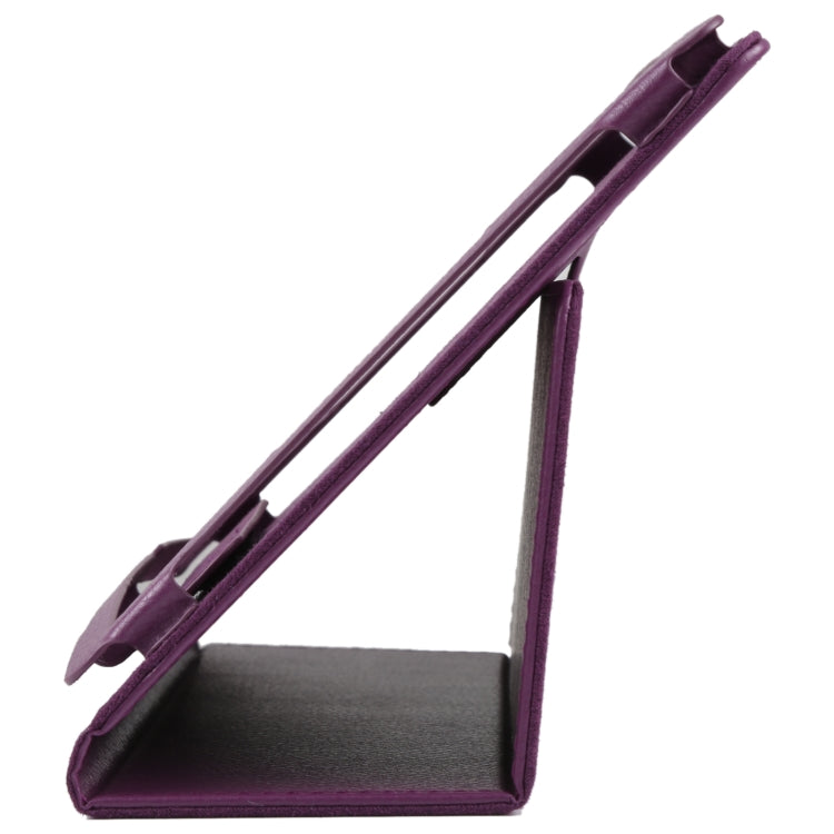 For Samsung Galaxy Tab A8 10.5 2021 Litchi Texture Solid Color Leather Tablet Case(Purple) by bashfashion