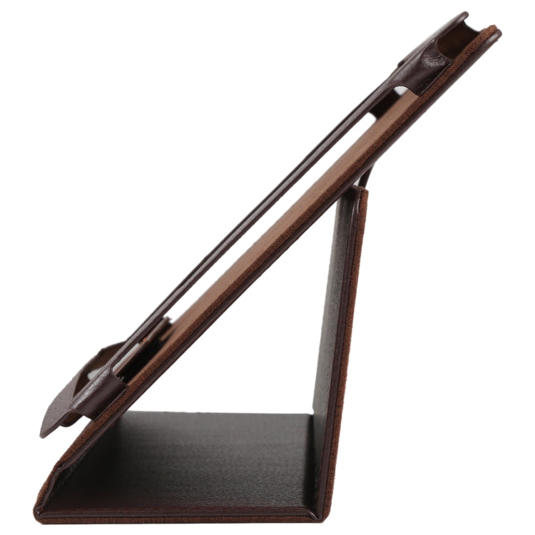 For Samsung Galaxy Tab A8 10.5 2021 Litchi Texture Solid Color Leather Tablet Case(Brown) by bashfashion