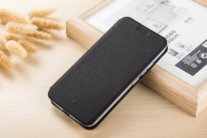 For Asus ROG Phone II (ZS660KL) ViLi Magnet Horizontal Flip Shockproof TPU + PU Leather Protective Case Card Slot & Holder(Black) by ViLi