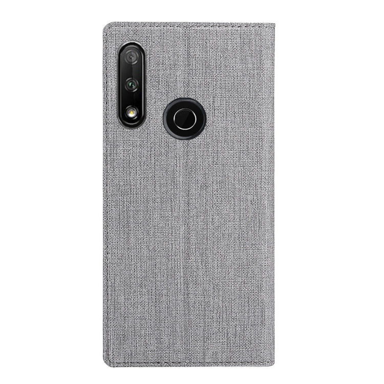 For Huawei Honor 9X & Honor 9X Premium ViLi Fingerprint HoleMagnet Horizontal Flip Shockproof TPU + PU Leather Protective Case Card Slot & Holder(Grey) by ViLi