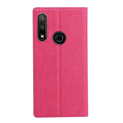 For Huawei Honor 9X & Honor 9X Premium ViLi Fingerprint HoleMagnet Horizontal Flip Shockproof TPU + PU Leather Protective Case Card Slot & Holder(Pink) by ViLi