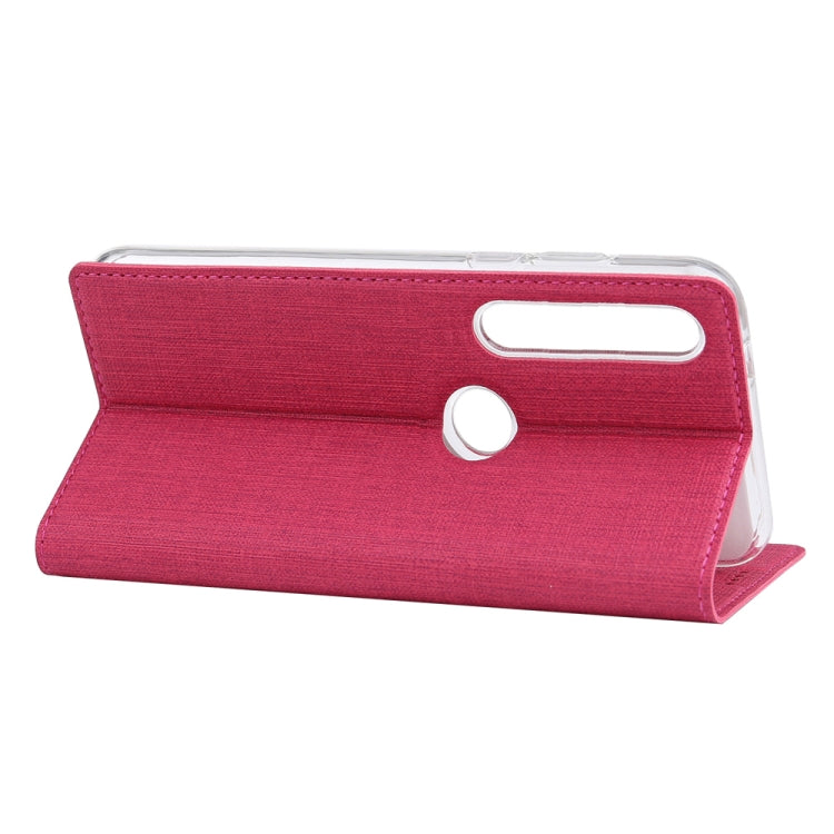 For Motorola Moto G8 Plus ViLi Magnet Horizontal Flip Shockproof TPU + PU Leather Protective Case Card Slot & Holder(Pink) by ViLi