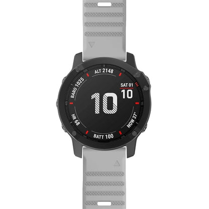 For Garmin Fenix 7 Silicone Watch Band(Grey) by bashfashion