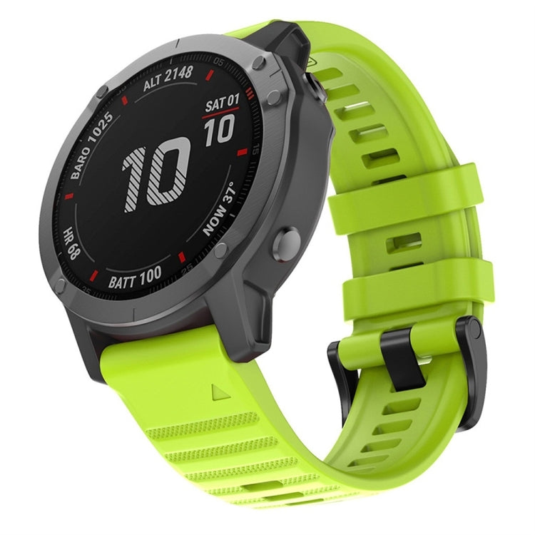 For Garmin Fenix 7 Silicone Watch Band(Green) by bashfashion