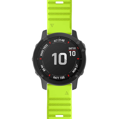 For Garmin Fenix 7 Silicone Watch Band(Green) by bashfashion