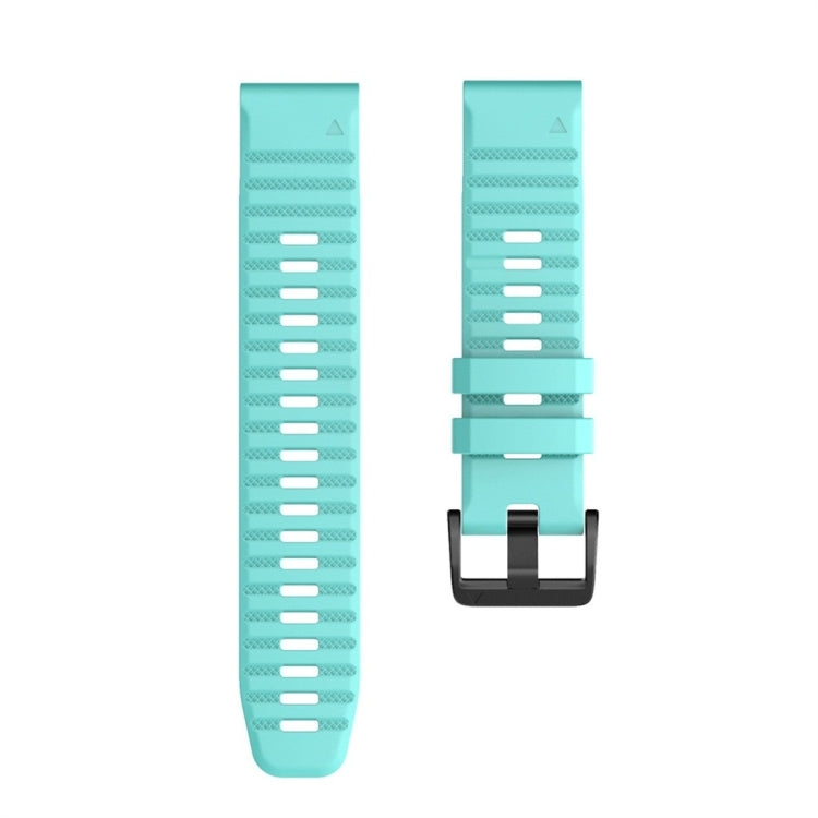 For Garmin Fenix 7 Silicone Watch Band(Mint Green) by bashfashion