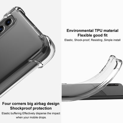 For Honor 60 5G imak All-inclusive Shockproof Airbag TPU Case with Screen Protector(Transparent) by imak