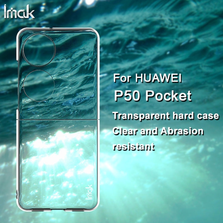 For Huawei P50 Pocket imak Wing II Wear-resisting Crystal Protective Case(Transparent) by imak