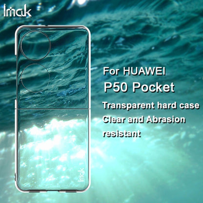 For Huawei P50 Pocket imak Wing II Wear-resisting Crystal Protective Case(Transparent) by imak