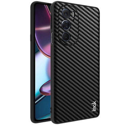 For Motorola Moto Edge X30 5G imak LX-5 Series PC + TPU Case with Screen Protector(Carbon Fiber Texture) by imak