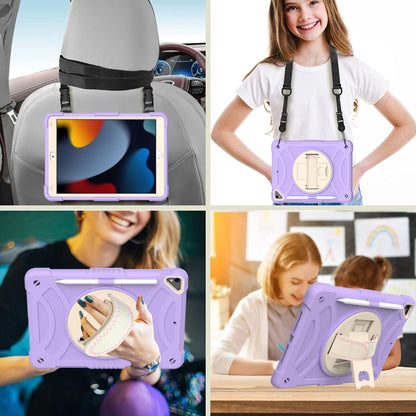 For iPad 10.2 2021 / 2020 / 2019 PC + Silicone Combination Tablet Case(Purple) by bashfashion