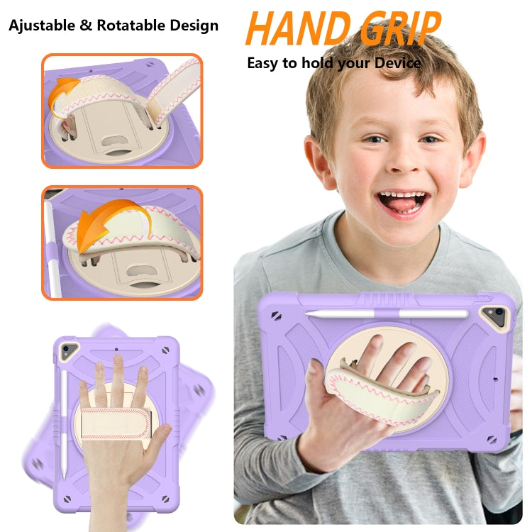 For iPad 10.2 2021 / 2020 / 2019 PC + Silicone Combination Tablet Case(Purple) by bashfashion
