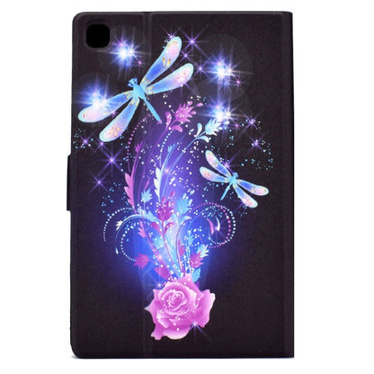 For Samsung Galaxy Tab A 10.1 2019 Electric Pressed TPU Leather Tablet Case(Butterfly) by bashfashion