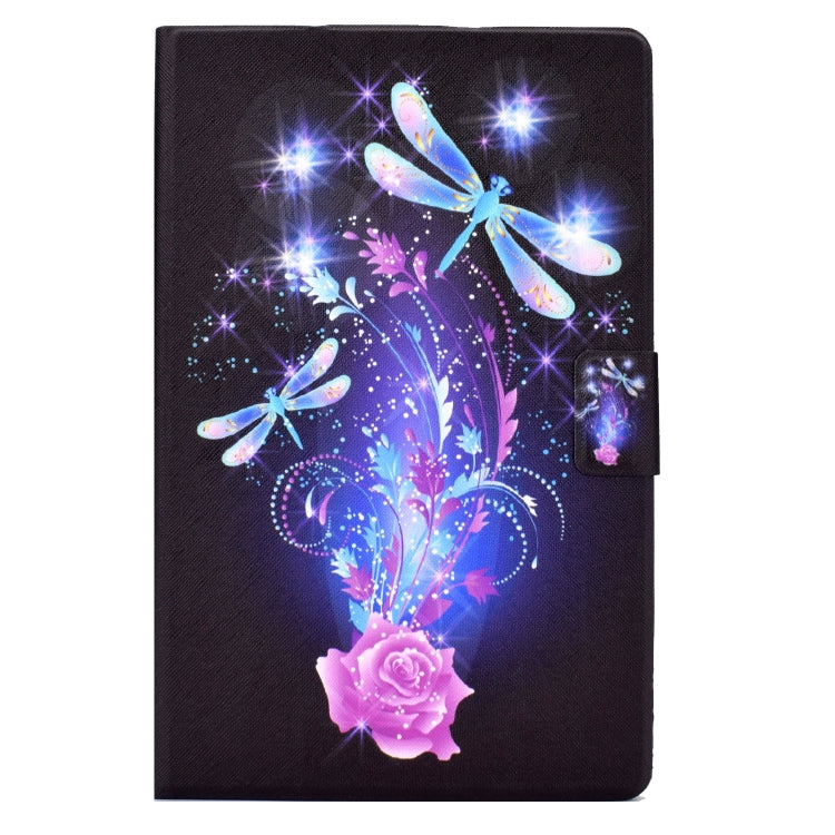 For Samsung Galaxy Tab S6 Lite Electric Pressed TPU Leather Tablet Case(Butterfly) by bashfashion