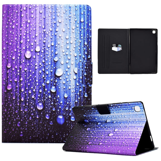 For Samsung Galaxy Tab A7 10.4 2020 Electric Pressed TPU Leather Tablet Case(Water Droplets) by bashfashion
