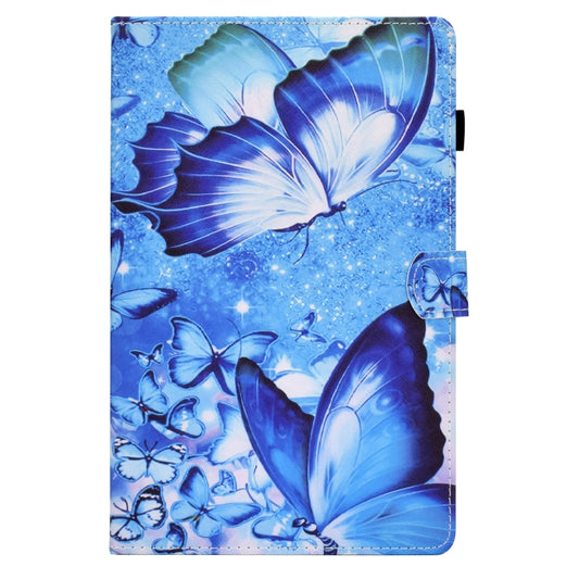 For Samsung Galaxy Tab A 8.0 2019 T290 Sewing Pen Slot Leather Tablet Case(Butterflies) by bashfashion