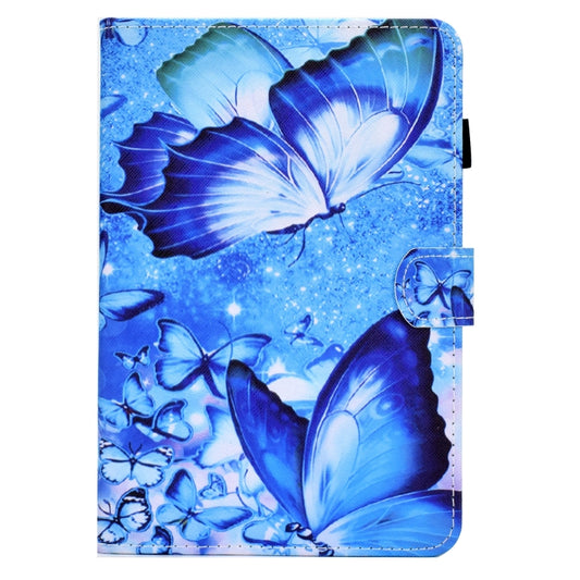 For Samsung Galaxy Tab A 8.0 T350 Sewing Pen Slot Leather Tablet Case(Butterflies) by bashfashion