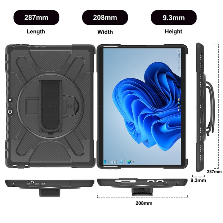 For MicroSoft Surface Pro 8 TPU + PC Tablet Case(Black) by bashfashion