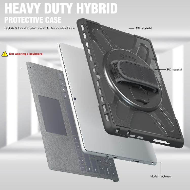 For MicroSoft Surface Pro 8 TPU + PC Tablet Case(Black) by bashfashion