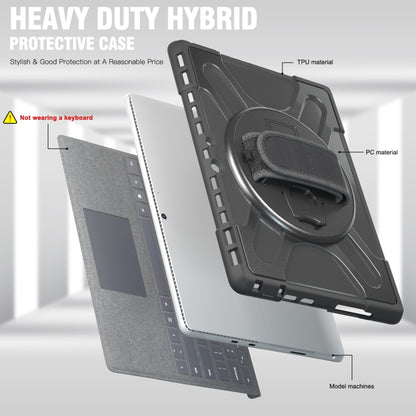 For MicroSoft Surface Pro 8 TPU + PC Tablet Case(Black) by bashfashion