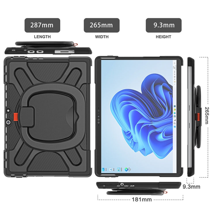 For MicroSoft Surface Pro 8 TPU + PC Tablet Case(Black) by bashfashion