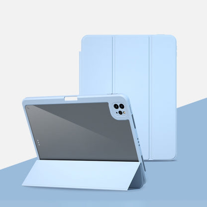 For iPad Pro 11 2020 Magnetic Split Leather Smart Tablet Case(Ice White) by bashfashion