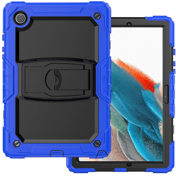For Samsung Galaxy Tab A8 10.5 2021 Shockproof Black Silicone + PC Tablet Protective Case(Blue) by bashfashion