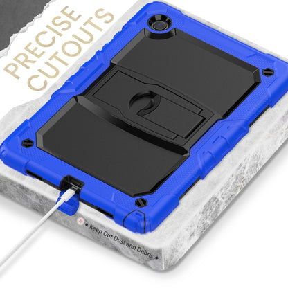 For Samsung Galaxy Tab A8 10.5 2021 Shockproof Black Silicone + PC Tablet Protective Case(Blue) by bashfashion