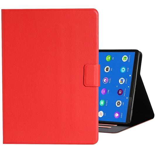 For Samsung Galaxy Tab A8 10.5 2021 Pure Color Leather Tablet Case(Red) by bashfashion