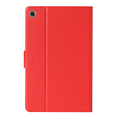 For Samsung Galaxy Tab A8 10.5 2021 Pure Color Leather Tablet Case(Red) by bashfashion