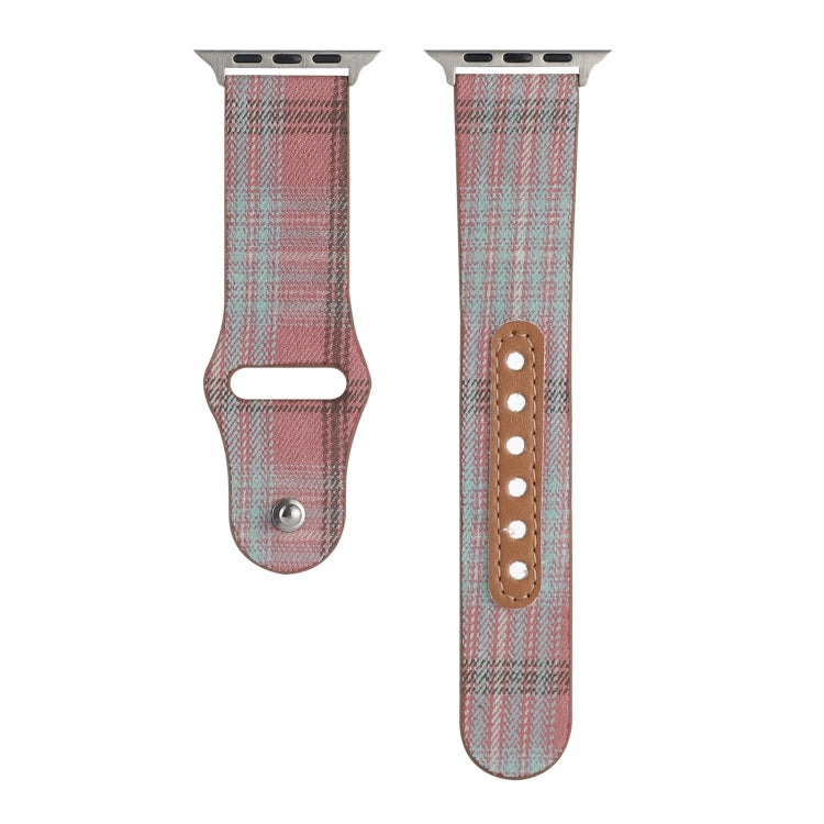 Cloth Texture Sports Leather Watch Band For Apple Watch Ultra 49mm&Watch Ultra 2 49mm / Series 9&8&7 45mm / SE 3&SE 2&6&SE&5&4 44mm / 3&2&1 42mm(3) by bashfashion