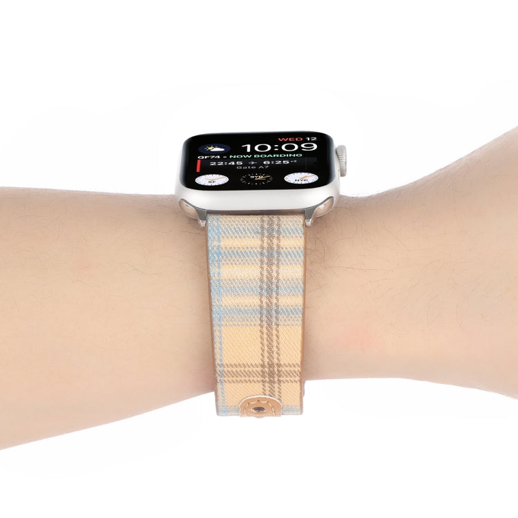 Cloth Texture Sports Leather Watch Band For Apple Watch Ultra 49mm&Watch Ultra 2 49mm / Series 9&8&7 45mm / SE 3&SE 2&6&SE&5&4 44mm / 3&2&1 42mm(6) by bashfashion