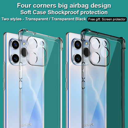 For Honor 60 SE IMAK All-inclusive Shockproof Airbag TPU Phone Case with Screen Protector(Transparent) by imak