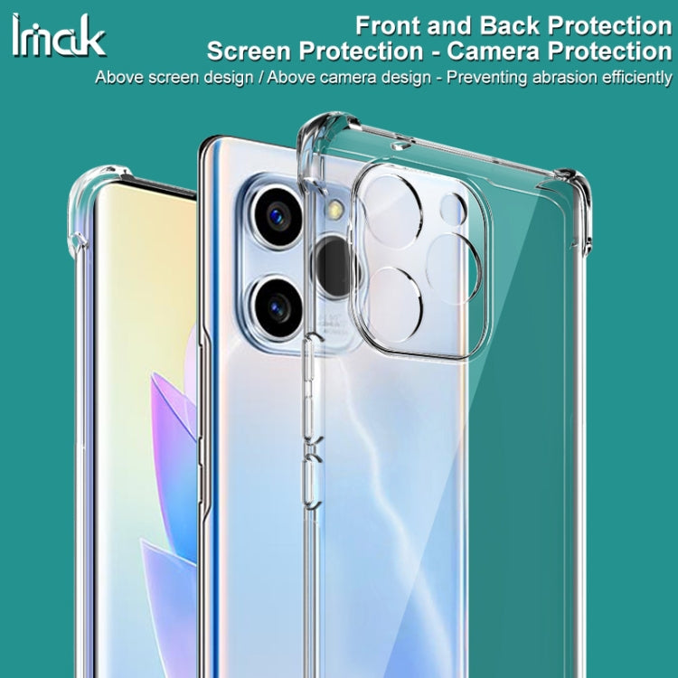 For Honor 60 SE IMAK All-inclusive Shockproof Airbag TPU Phone Case with Screen Protector(Transparent) by imak