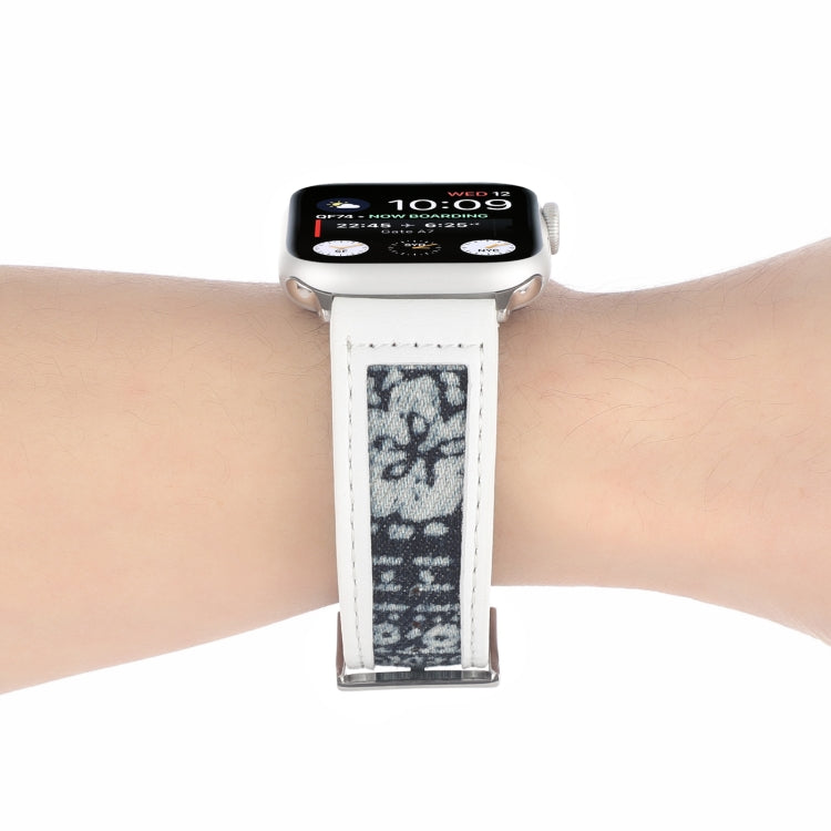 Canvas Leather Watch Band For Apple Watch Ultra 49mm&Watch Ultra 2 49mm / Series 9&8&7 45mm / SE 3&SE 2&6&SE&5&4 44mm / 3&2&1 42mm(6) by bashfashion