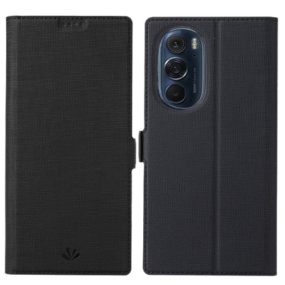 For Motorola Moto Edge X30 ViLi K Series Magnetic Buckle Leather Phone Case(Black) by ViLi