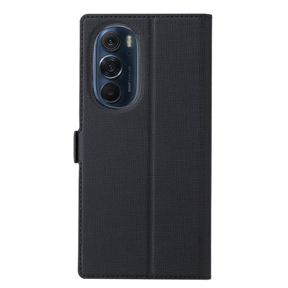 For Motorola Moto Edge X30 ViLi K Series Magnetic Buckle Leather Phone Case(Black) by ViLi