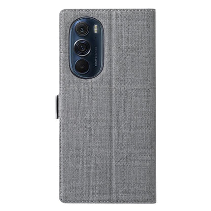 For Motorola Moto Edge X30 ViLi K Series Magnetic Buckle Leather Phone Case(Grey) by ViLi