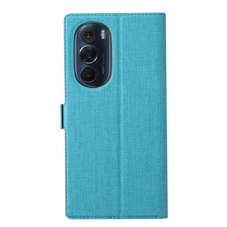 For Motorola Moto Edge X30 ViLi K Series Magnetic Buckle Leather Phone Case(Blue) by ViLi
