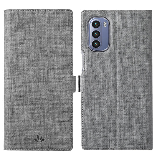 For Motorola Moto G Stylus 2022 ViLi K Series Magnetic Buckle Leather Phone Case(Grey) by ViLi