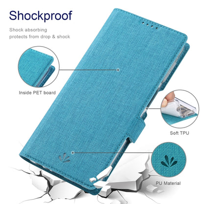 For Motorola Moto G Stylus 2022 ViLi K Series Magnetic Buckle Leather Phone Case(Blue) by ViLi